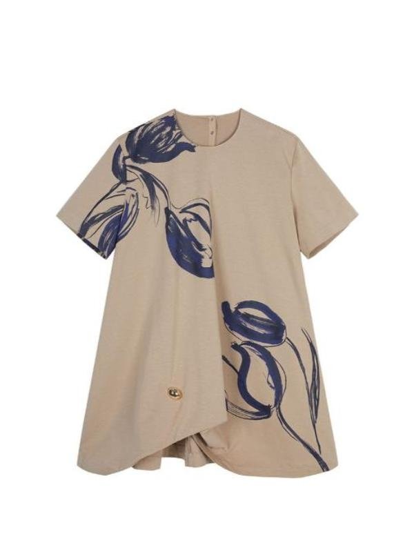 The Social 2026 Cynthia Loyst Tulip Print Dress