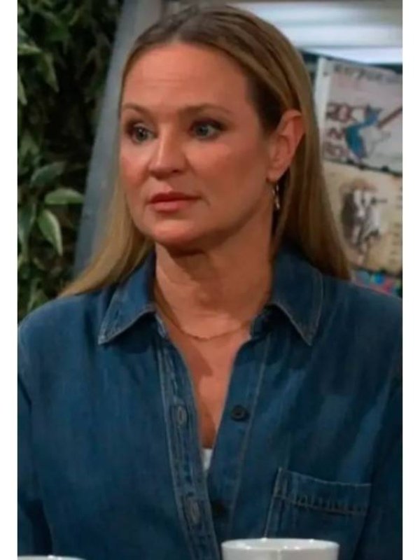The Young and the Restless Sharon Newman Denim Shirt