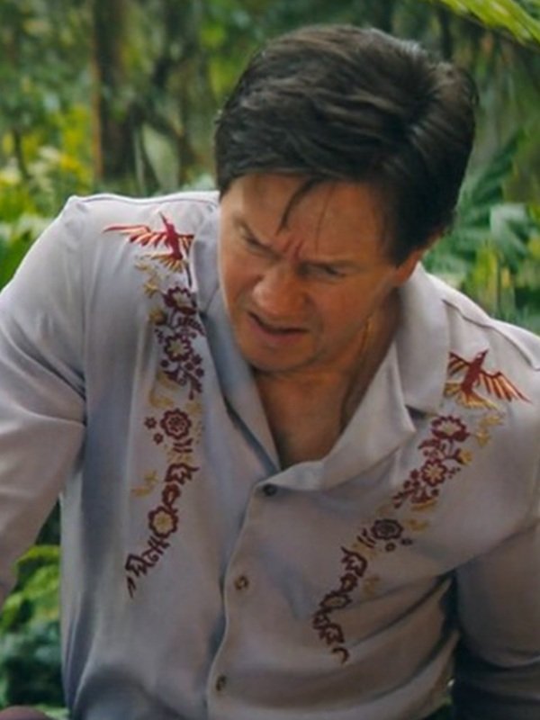 2026 Balls Up Mark Wahlberg Button up Floral Shirt