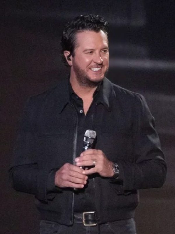 American Idol S24 Luke Bryan Zip Jacket-Black