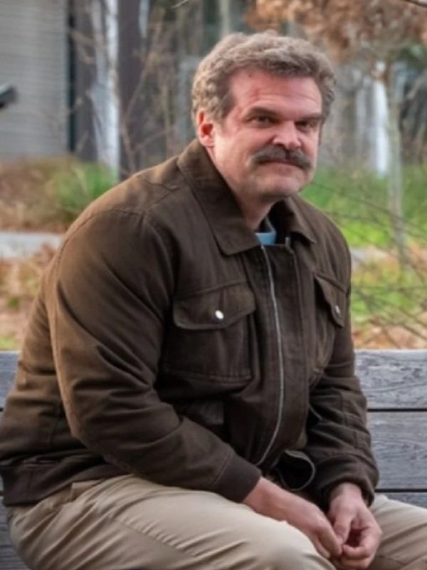 DTF St. Louis David Harbour Multi Pocket Brown Jacket