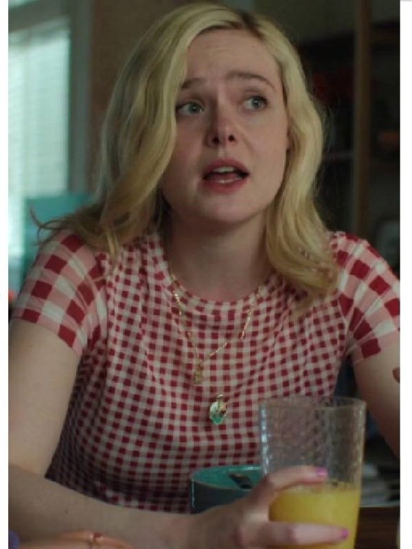 Margos Got Money Troubles Elle Fanning Pink Red T-Shirt