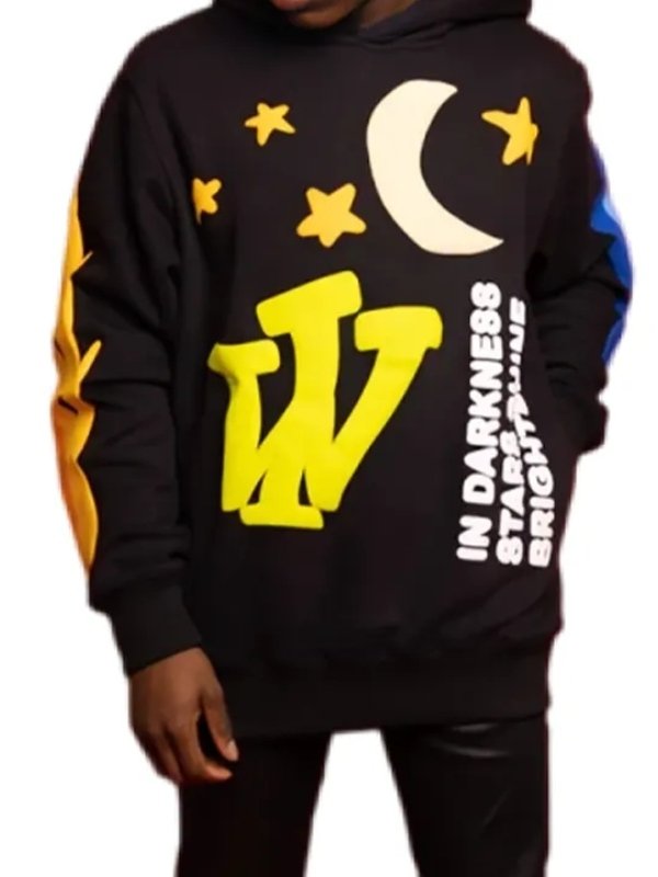 Night or Day Pullover Black Hoodie