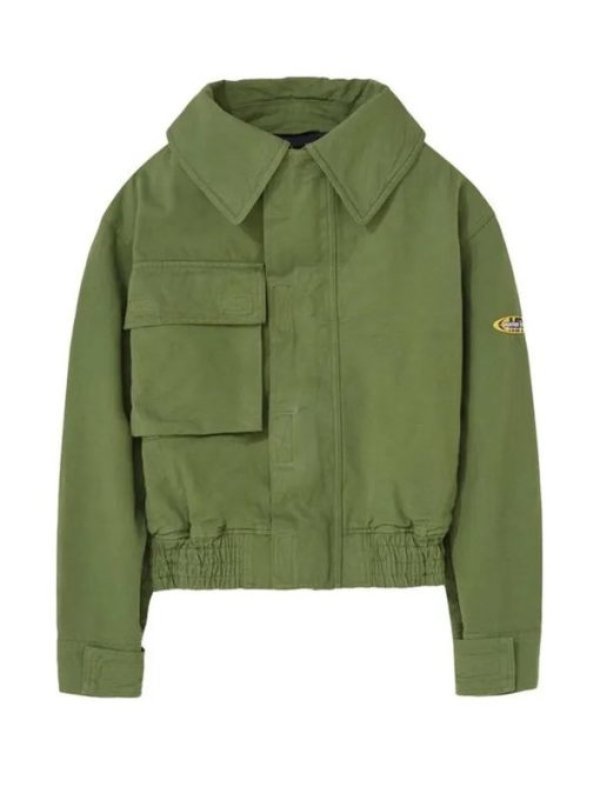Not Like Us Kendrick Lamar Doll Field Jacket-Green