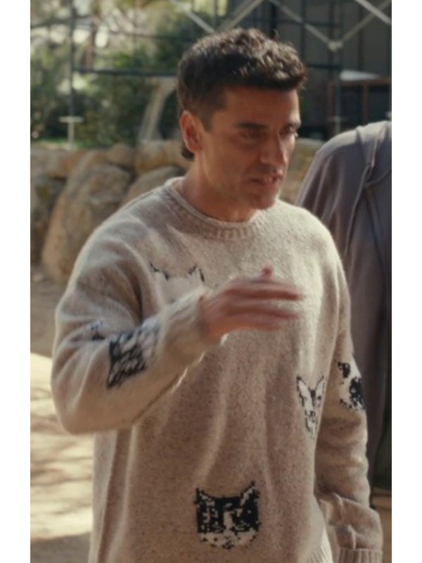 Season2 Beef Josh Crane-Martin Cat Printed Sweater