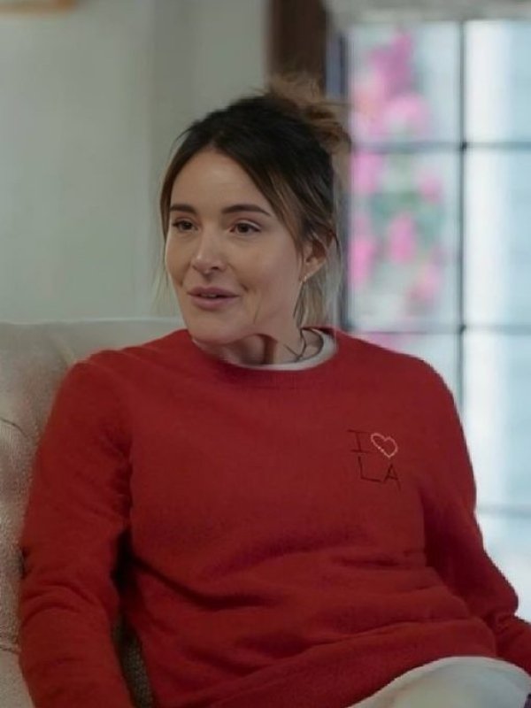Shrinking S3 Christa Miller “I Love LA” Red Sweater