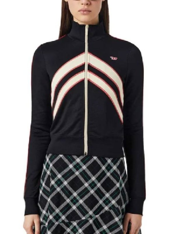 Shrinking S3 Zip Sweatshirt-Black