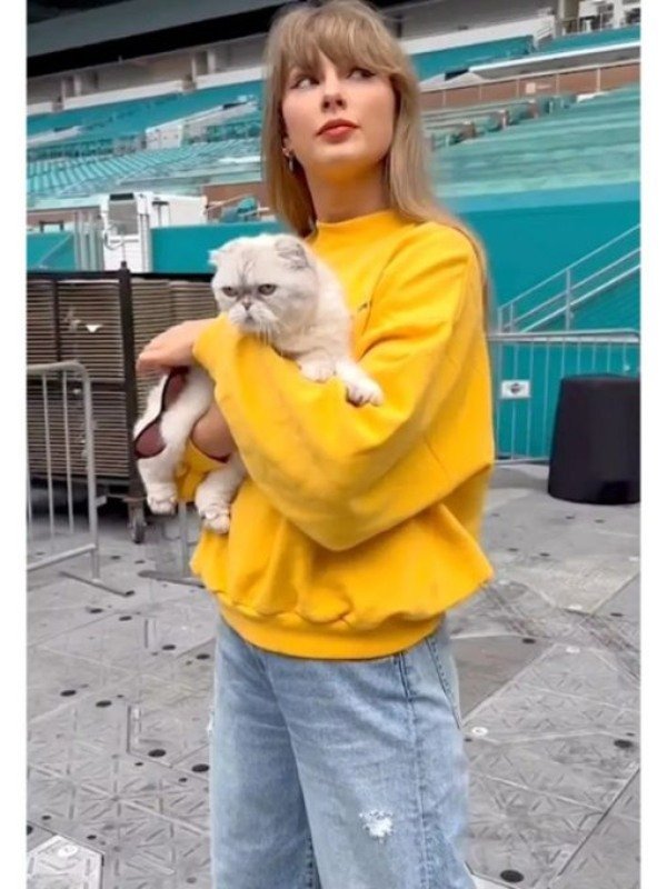 Taylor Swift Miami Eras Tour Sweatshirt-Yellow