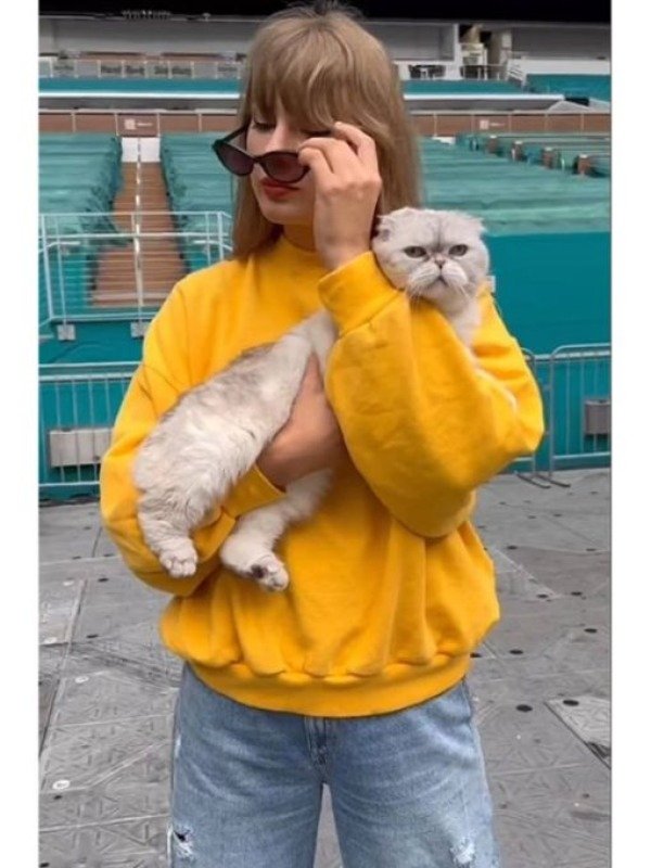 Taylor Swift Miami Eras Tour Yellow Sweatshirt