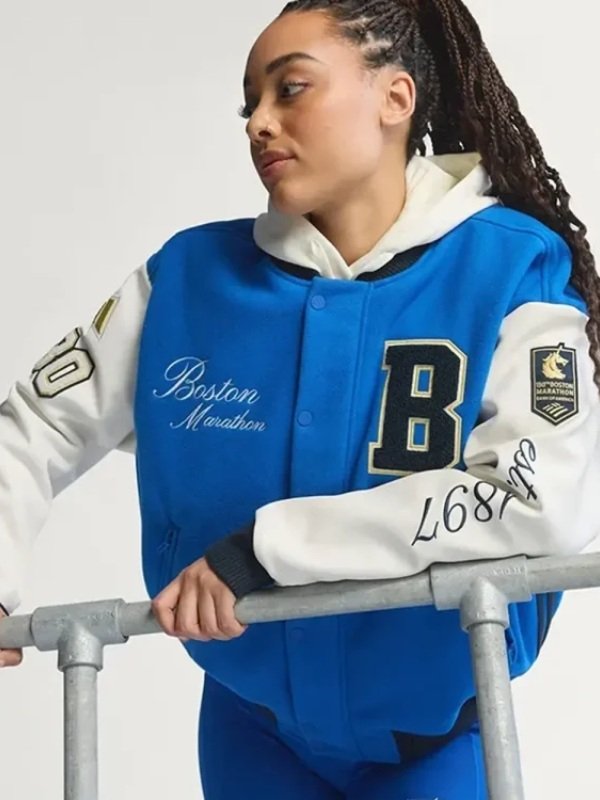 Boston Marathon 2026 Varsity Jacket