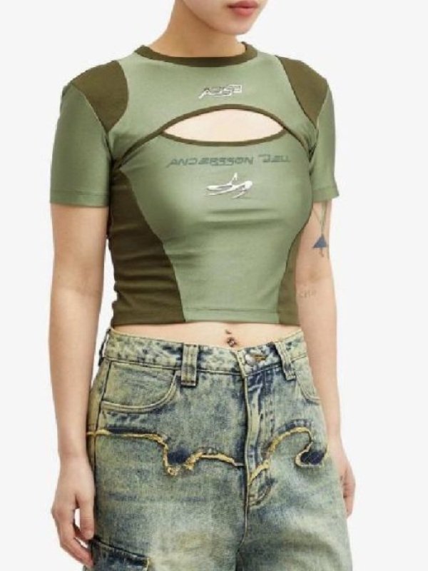 Off Campus S01 Mika Abdalla Cut Out Racing T-Shirt