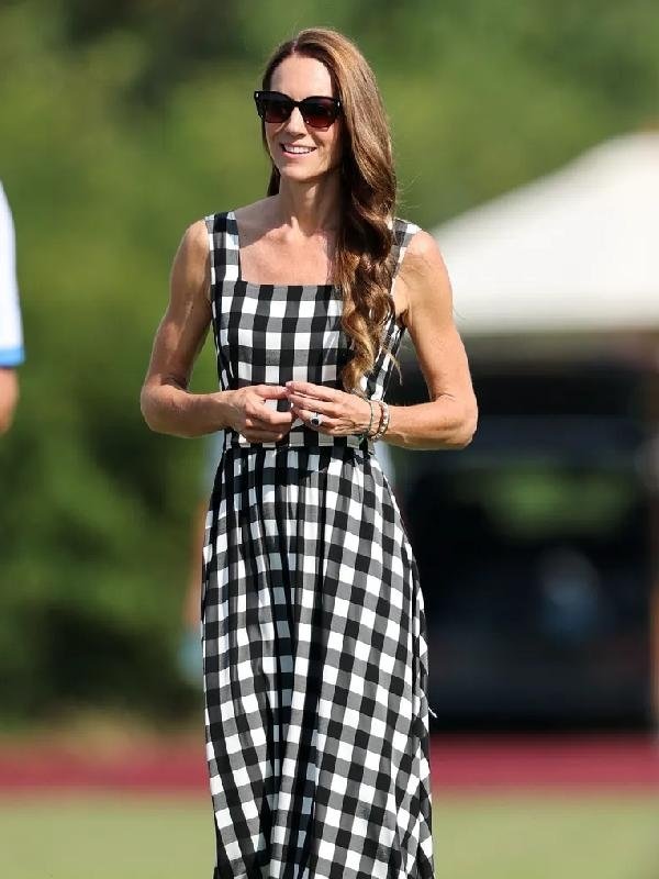 Get Kate Middleton The Royal Charity Polo Cup Midi Dress For Women-2026