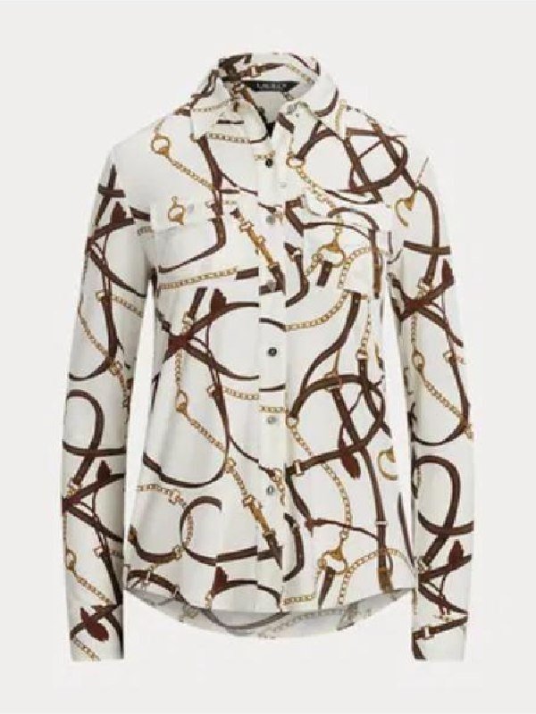Good Morning America 2026 Sophie Flay Chain Print Shirt