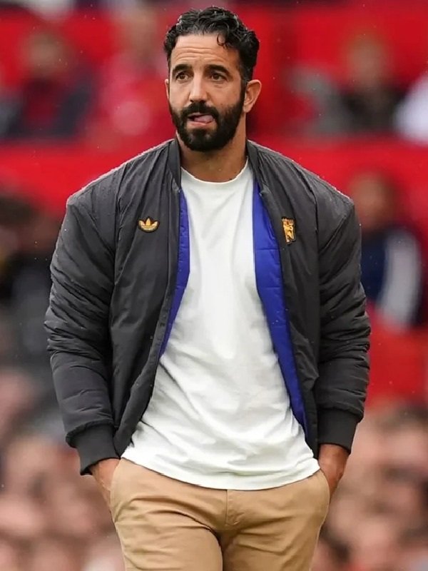 Ruben Amorim Manchester United Terrace Icons Grey Jacket