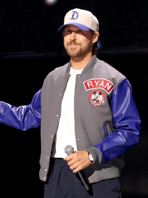Ryan Gosling Mickey Mouse Varsity jacket - 2026